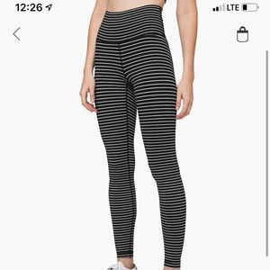 Lululemon Wunder Under Tights Size 8